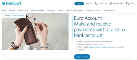 barclays personal euro account.